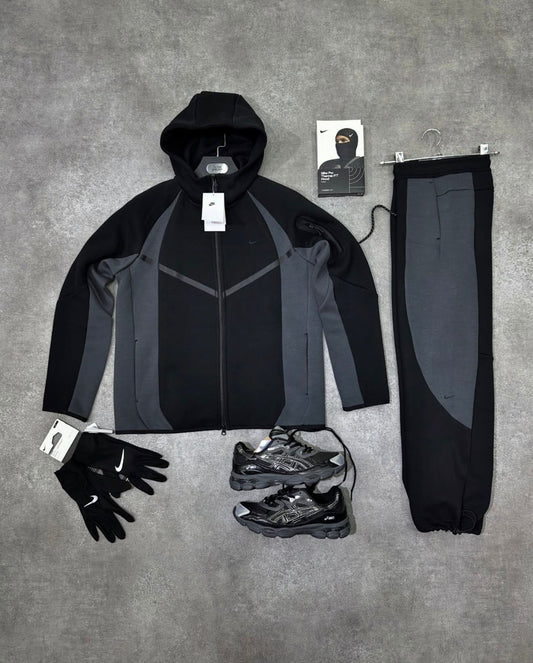 Conjunto Nike Tech Black & Grey